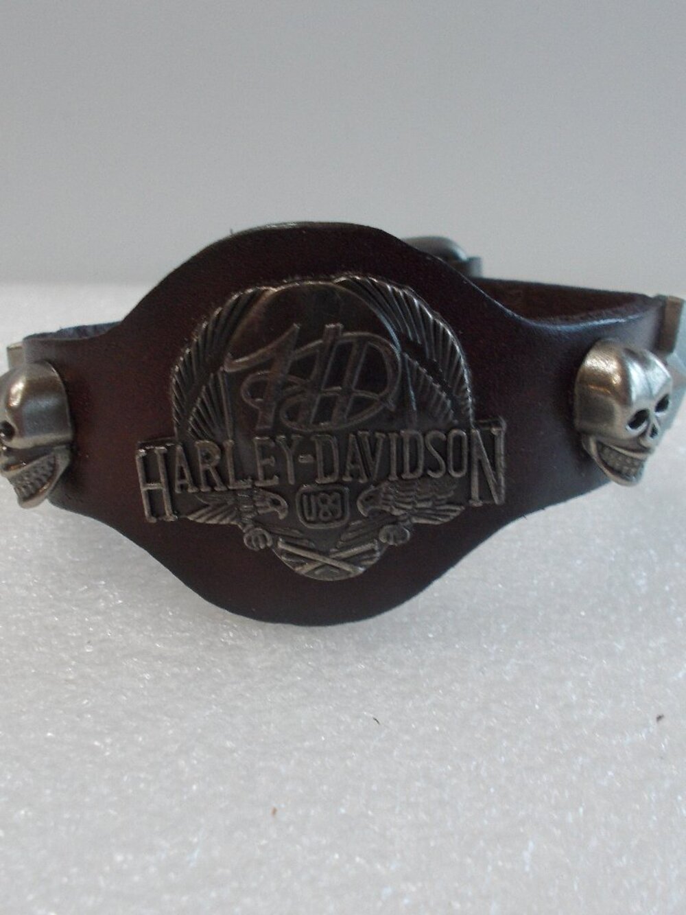 Harley Davidson~`Leather~Bracelet
